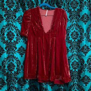 Free People Adelle Velvet Tunic